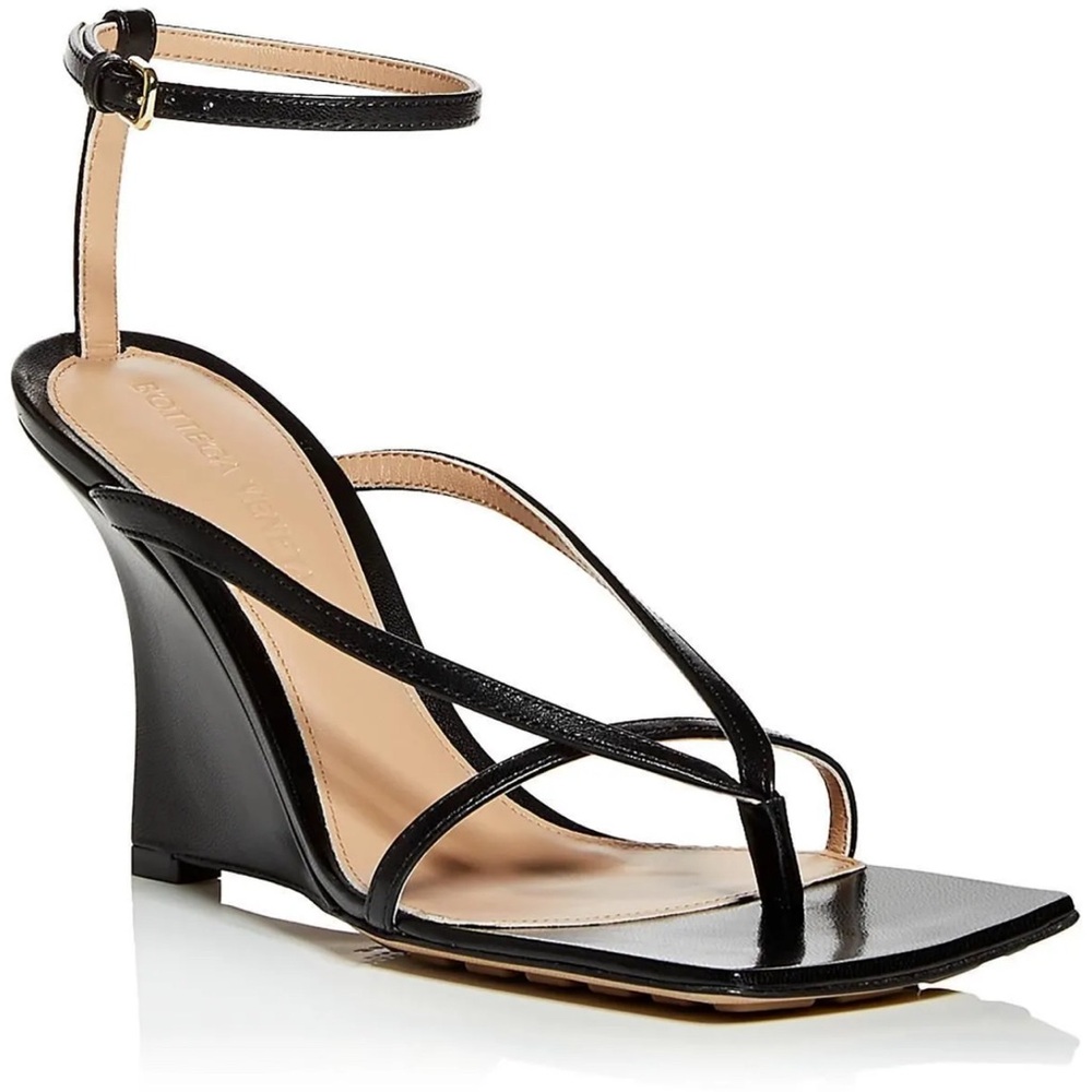 BOTTEGA VENETA Stretch Ankle Strap Wedge Sandal MSRP
$1,100